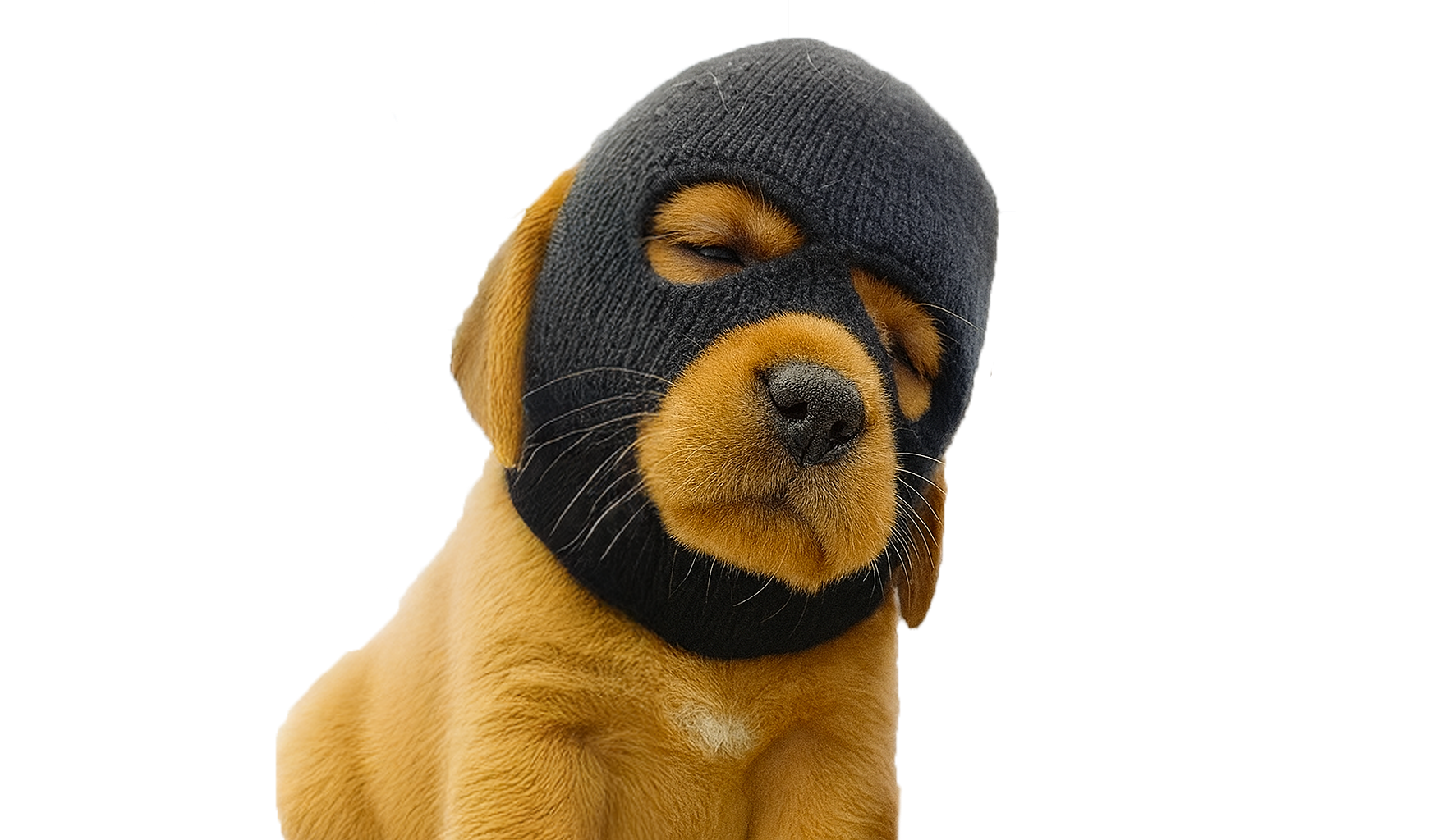 Black mask dog