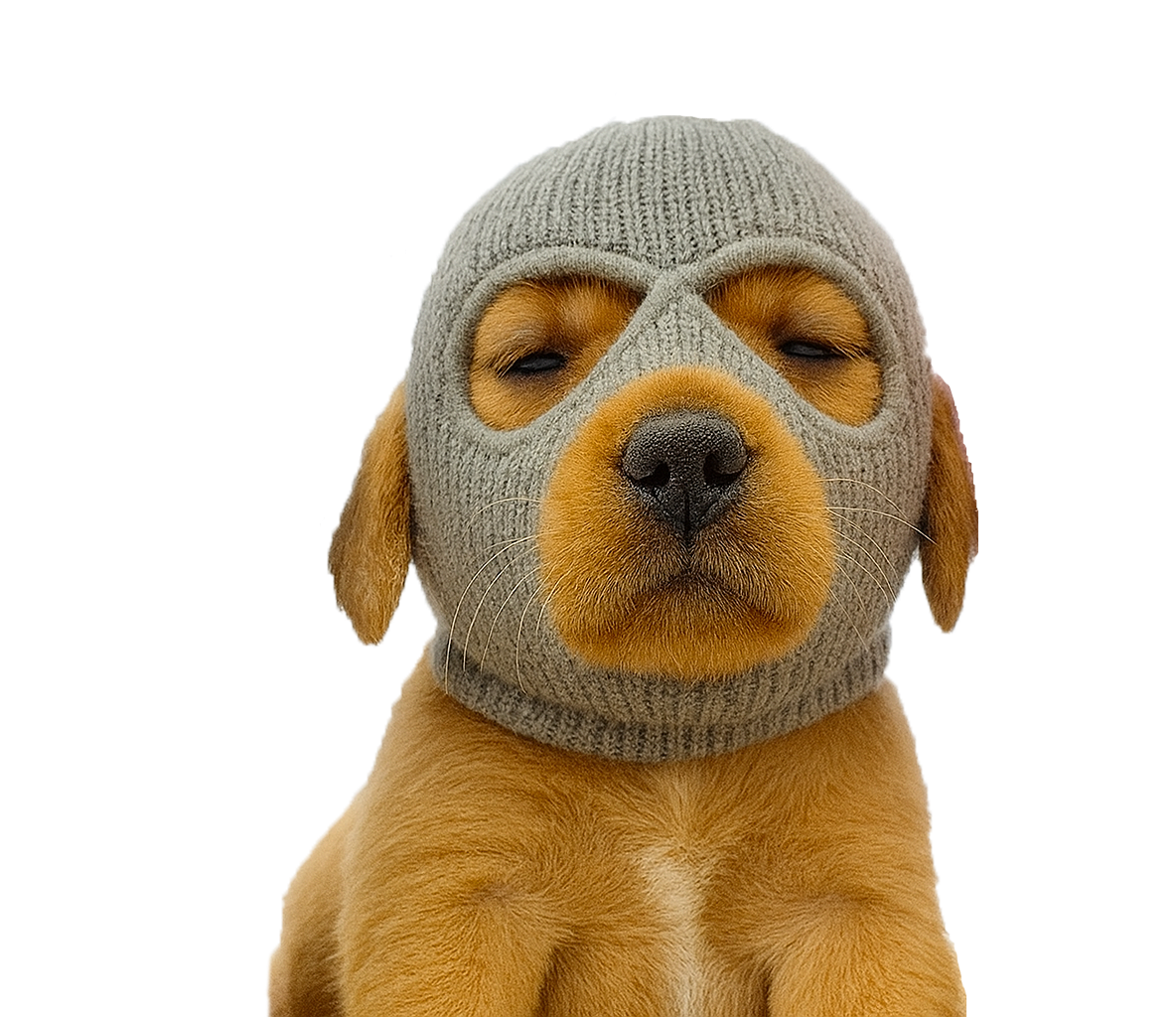 Gray mask dog